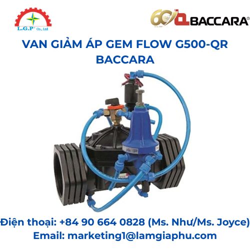 Van giảm áp Gem Flow G500‑QR Baccara