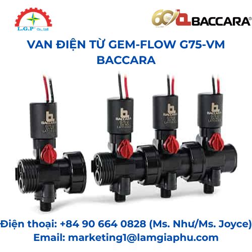 Van điện từ GEM-FLOW G75-VM Baccara