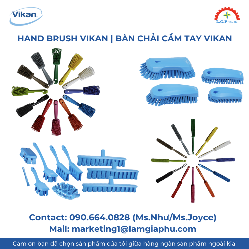 Hand Brush vikan | Bàn chải cầm tay vikan