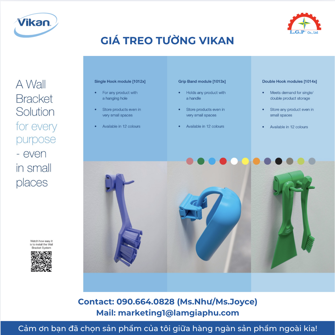 Gía treo tường Vikan