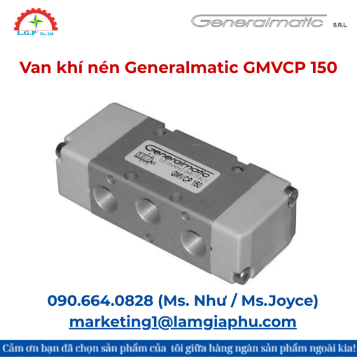 Van khí nén Generalmatic GMVCP 150