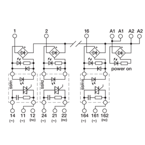 Mô-đun rơle Cabur XR162T24 - Ảnh 2