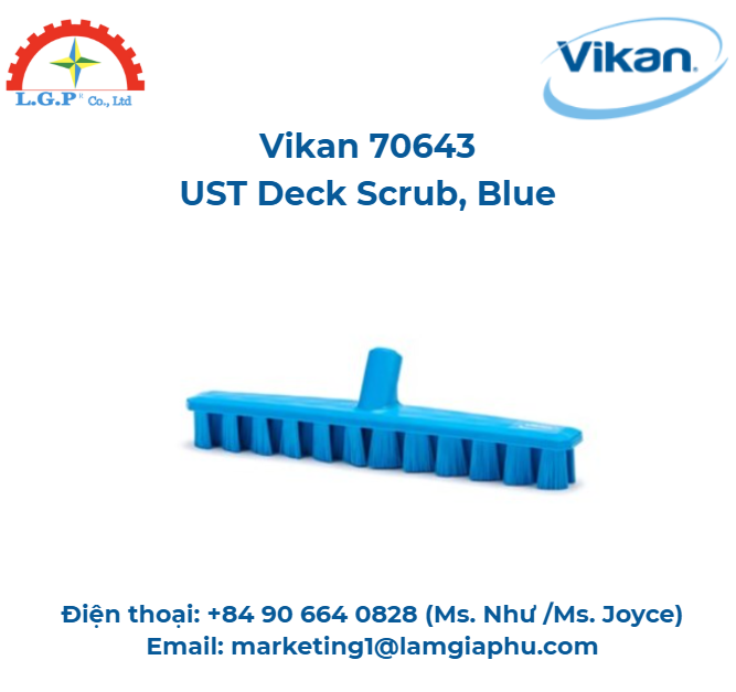 Máy chà sàn, Vikan 70643, 400mm, xanh