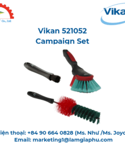 Bộ chiến dịch, Vikan 521052, 3 cọ, 340 mm, Đen