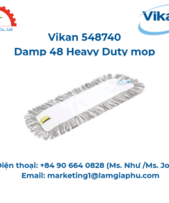 Cây lau nhà, Vikan 548740, Hook & Loop, 40 cm, Xám ﻿