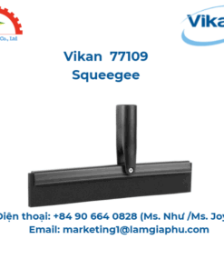 Chổi cao su, Vikan 77109, 260 mm, Màu đen