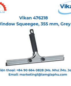 Chổi cao su, Vikan 476218, 355 mm, Xám