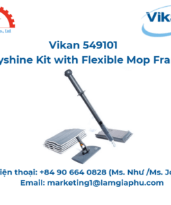 Bộ Easyshine với Khung lau linh hoạt, Vikan 549101, Màu xám