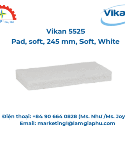 Miếng đệm, Vikan 5525, mềm, 245 mm, Mềm, Trắng