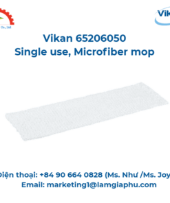 Cây lau nhà sợi nhỏ dùng một lần, Vikan 65206050, 60 cm, Trắng ﻿