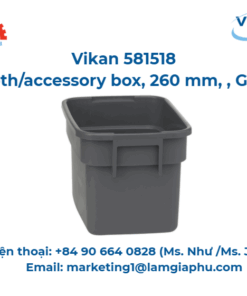 Hộp vải/phụ kiện, Vikan 581518, 260 mm, Xám