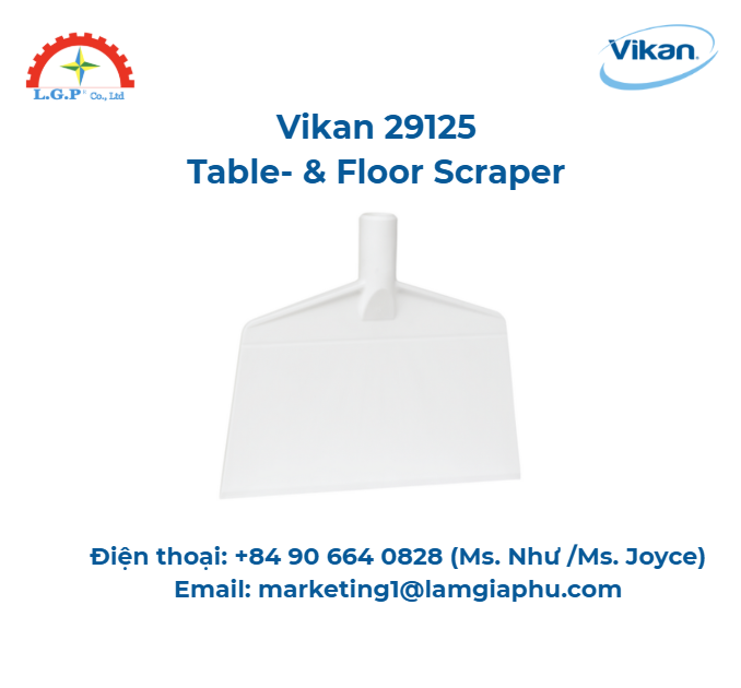 Máy cạo bàn và sàn, Vikan 29125, 270 mm, Trắng 