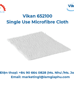 Vải sợi nhỏ sử dụng một lần, Vikan 652100 , 16 x 16 cm, Trắng