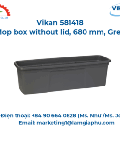 Hộp lau nhà không có nắp, Vikan 581418, 60 cm, 680 mm, Xám ﻿