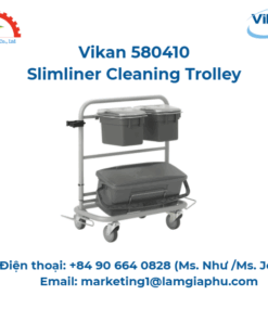Xe đẩy làm sạch, Vikan 580410, 40 cm, Màu xám