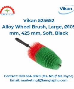 Chổi vành Vikan 525652, hợp kim, Ø105 mm, 425 mm, đen
