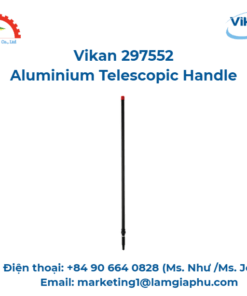 Tay cầm bằng nhôm,Vikan 297552, 1575 mm, Màu đen ﻿