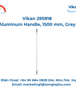 Tay cầm bằng nhôm, Vikan 295918, 1500 mm, Ø22 mm, Xám