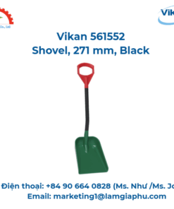 Xẻng, Vikan 561552, 271 mm, Đen