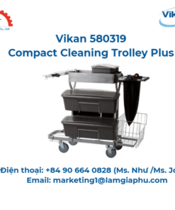 Xe đẩy, Vikan 580319, 60 cm, màu xám ﻿