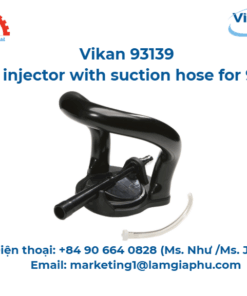 Kim phun với ống hút cho 9303x, Vikan 93139, 1/2" (Q), Màu đen