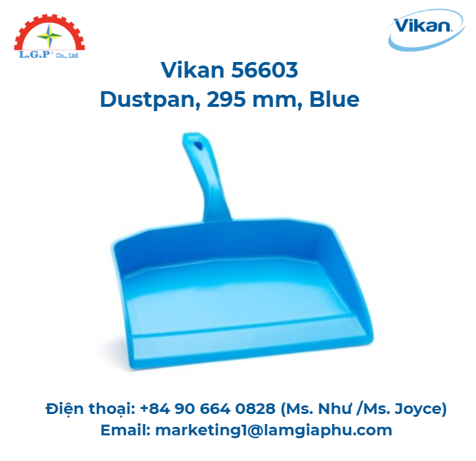Dustpan, Vikan 56603, 295 mm, Xanh lam