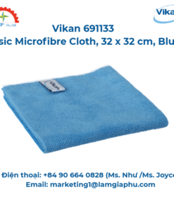 Vải sợi nhỏ cơ bản, Vikan 691133, 32 x 32 cm, Xanh dương