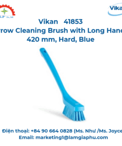 Bàn chải tay cầm dài, Vikan 41853, 420 mm, cứng, xanh lam ﻿
