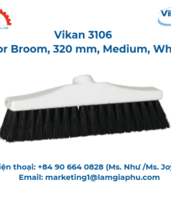 Chổi sàn, Vikan 3106, 320 mm, Trung bình, Trắng
