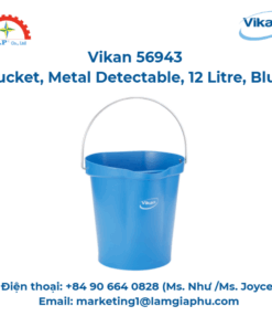 Xô, Vikan 56943, có thể phát hiện kim loại, 12 lít, xanh lam