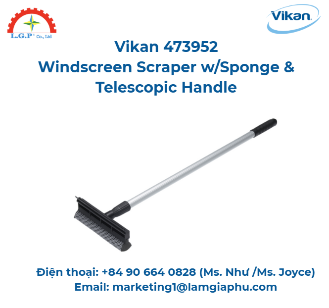 Kính chắn gió, Vikan 473952, 710 mm, Màu đen 