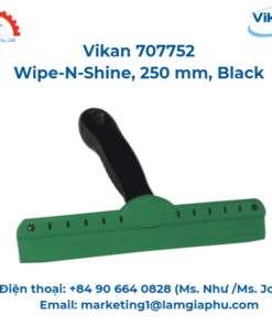 Wipe-N-Shine, Vikan 707752, 250 mm, Màu đen