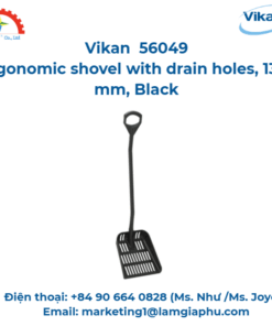 Xẻng công thái học, Vikan 56049, 1310 mm, Màu đen
