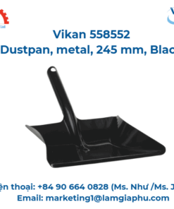 Thùng rác, Vikan 558552, kim loại, 245 mm, Màu đen