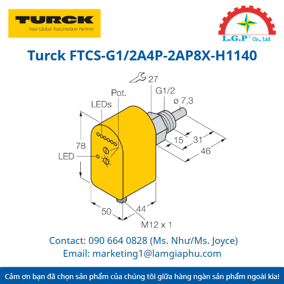 Cam-bien-Turck-FTCS-G1-2A4P-2AP8X-H1140