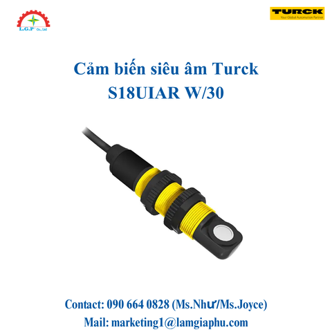 Cảm biến siêu âm Turck S18UIAR W30