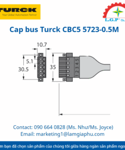 Cap-bus-Turck-CBC5-5723-0-5M