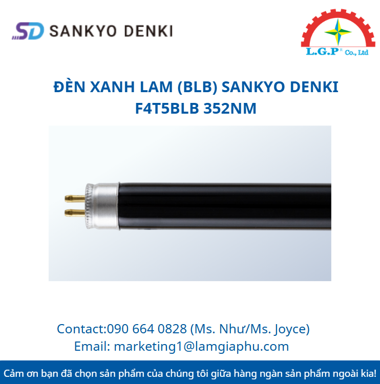 den-xanh-lam-blb-sankyo-denki-f4t5blb-352nm